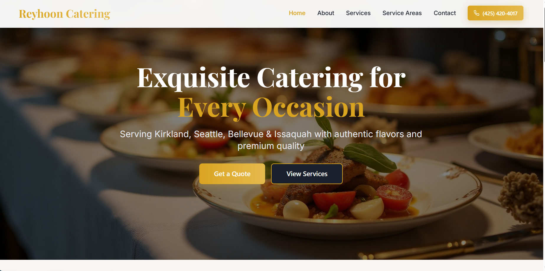 Reyhoon - Restaurant Web Platform